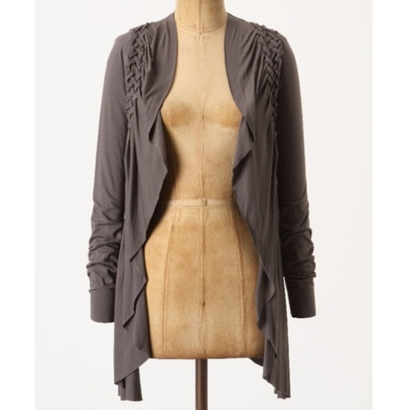 Anthropologie Sweaters - Anthropologie Ett Twa Braided Waterfall Cardigan
